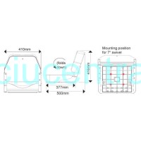 Sulenkiama sėdynė su paminkštinimais DELUXE Sulenkiama sėdynė su paminkštinimais DELUXE